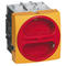 Rozłącznik kompletny, żółto-czerwone pokrętło, 80A 