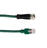 M12 D-kodowanie RJ45 ethernet kabel, żeński, 3m