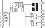 Connection drawing to limit value relay for frequency up to 20 kHz