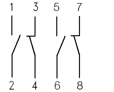 Contact status operating breaker KSE20. ALt. 1.