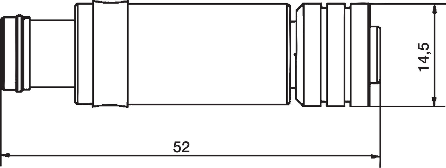 Dimension Ultra-Lock/M12 adapter female 