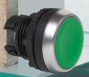 Illuminted snap fastener green