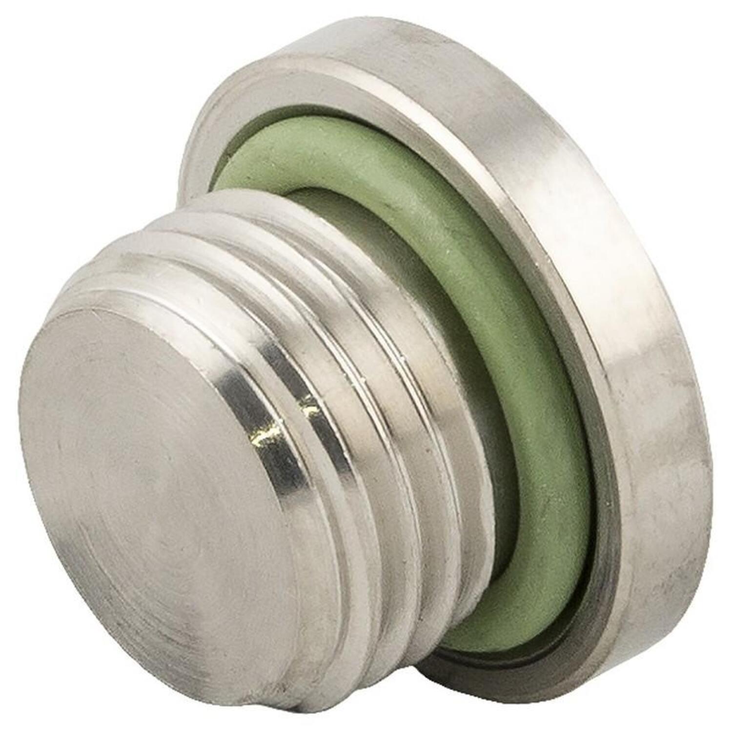 Plug, external cylindrical tap with integrated o-ringpacking