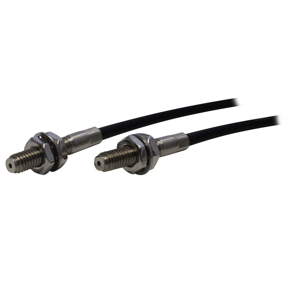 Cylindryczne czujniki z gwintowanym metalowym korpusem i przewodem, model TAKEX GLT510J