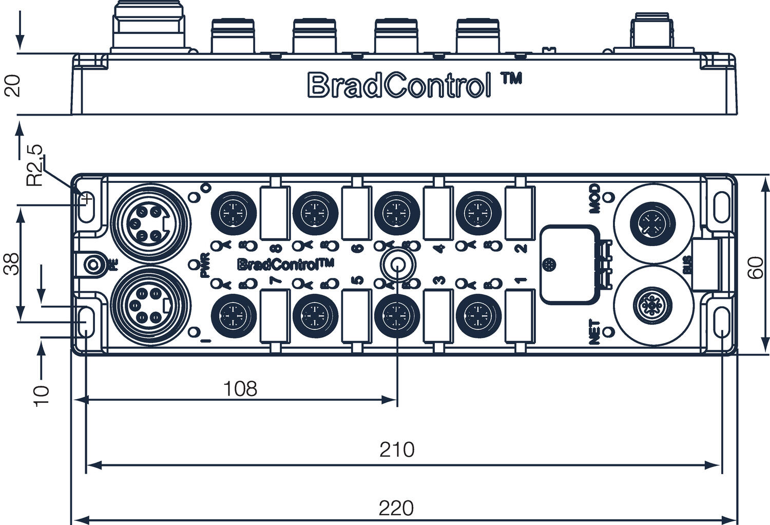 Profibus DP-Classic connection central