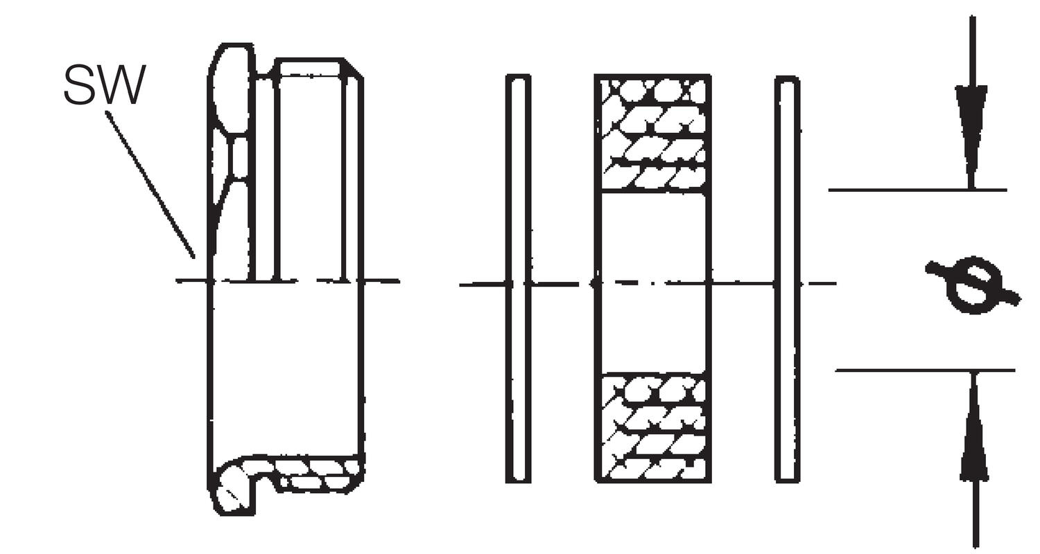 Screw cap, dimension