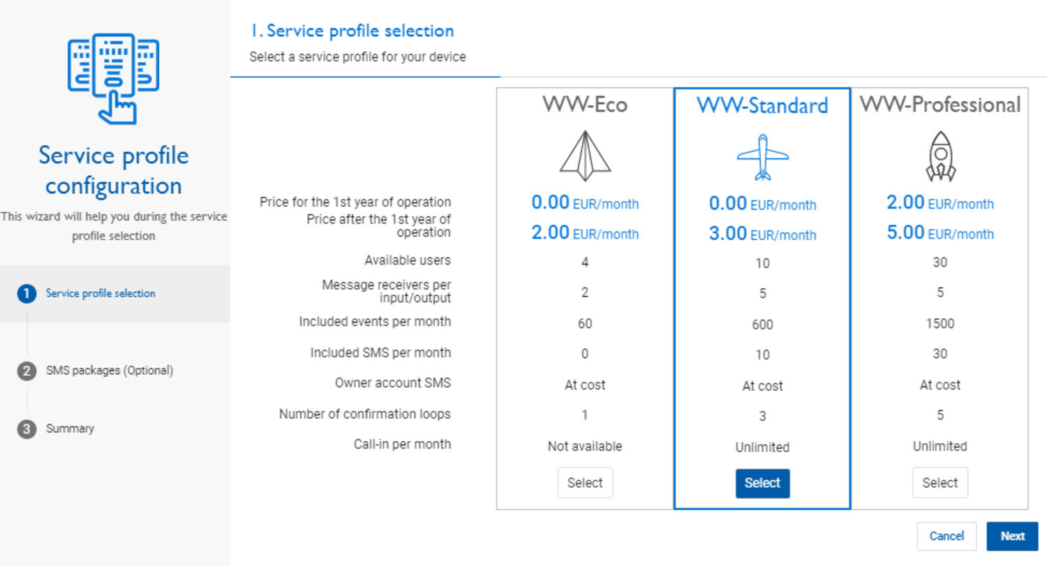 Service profile selections.PNG