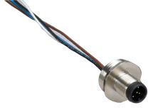 Ultra-Lock M12 panelcontact male